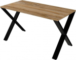 AKKE k&ouml;&ouml;gilaud s&ouml;&ouml;gilaud k&ouml;&ouml;gi s&ouml;&ouml;gitoa laua jalad metallist X kuju k&otilde;rgus 73 cm 90 x 60 cm Retro puit