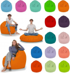 Bean Bag, 2-in-1 p&otilde;randapadi t&auml;iskasvanutele ja lastele, m&auml;ngimiseks v&otilde;i l&otilde;&otilde;gastumiseks, veekindel sise- ja v&auml;litingimustes kasutamiseks, EPS helmedega, v&auml;rv: l&auml;bim&otilde;&otilde;t 110 cm