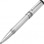 Xezo Tribune 925 Sterling Silver Rollerball Pen Fine Point Platinum Plated Hand Guilloche graveeritud ja seerianumbriga