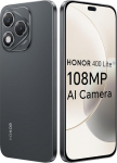 HONOR 400 Lite nutitelefon 5G 256GB/8GB RAM, 108MP AI-kaameranupuga, 6,7-tolline AMOLED-ekraan 120Hz 3500 Nit, 5100mAh aku, MTK 7025-Ultra, IP64, Dual SIM, Android 15, must