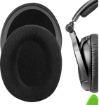 Geekria EarPad for Sennheiser HD380, HD380 pro, k&otilde;rvaklappide asendusk&otilde;rvapadi / k&otilde;rvapadi / k&otilde;rvaklapid / k&otilde;rvakate / k&otilde;rvaklappide remonditarvikud (must)