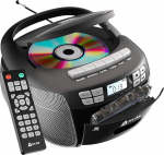 KLIM CD-m&auml;ngija kassetiga, kassetim&auml;ngija, kassetisalvesti, AM/FM raadio ja USB, Bluetooth CD-m&auml;ngija, v&otilde;rgu- ja akutoitega - h&otilde;bedane