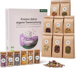 Tee ise segamise komplekt kingitus 14 p&otilde;neva teesordiga - orgaanilise tee kinkekomplekt j&otilde;uludeks DIY teesegu ise valmistamiseks