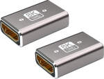 HDMI Coupler 8K 2.1 Female to Female HDMI Coupler 8K@60Hz 4K@120Hz 2K 1080P 3D ARC HEC HDCP Dolby True HDTV PC Laptop Xbox PS4 Monitor Projektor 2 Pack