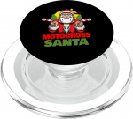 Motocross Weihnachtsmann Weihnachten Urlaub Motocross Biker PopSockets PopGrip f&uuml;r MagSafe