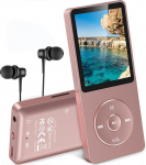 Agptek A02 A20 MP3-m&auml;ngija 1,8-tollise TFT-v&auml;rviekraaniga, 70-tunnine taasesitusaeg, muusikam&auml;ngija FM-salvestusega ja Micro SD-kaardi pesaga, 8gb
