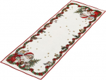Villeroy & Boch Toy's Fantasy Santa lauajooksja, suur, v&auml;rviline, masinpesuk&otilde;lblik, j&otilde;ulukaunistus, dekoratiivsed j&otilde;ululoomad, lauajooksja XL, puuvillane, pol&uuml;ester