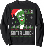Santa Claus Lauch Meme Santa Ugly Christmas Sweater kampsun dressipluus