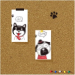 QNDUGJFER Cork Board Roll, Cork Tiles, Cut to Size Cork Roll Liner, Quick Install Message Vision Board (Color : Brown, Size : 50 pcs)