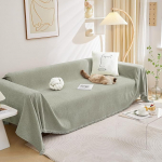 MEETSKY Sectional Diivan Covers, Diivan Slipcover, Diivan Protector, Universal Fit diivanile, 3 istekohale, paks, pestav, kaasaegne dekoratsioon elutuppa, 91 x 118 tolli, Salvei roheline
