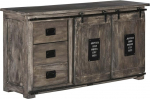 MASSIVMOEBEL24.DE Raudtee k&uuml;ljepaneel Mango Suurused, v&auml;rv: Suurus: 150 x 45 x 80 cm (B x S x K x K).
