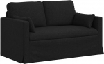 vidaXL Diivan Must &Uuml;ldised m&otilde;&otilde;tmed: 139 x 78 x 80 cm (B x S x K x H) Elutuba Kaasaegne vastupidav ergonoomiline moodulsuvila Hingav kangas Stiilne istumisv&otilde;imalus.