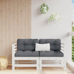 Homgoday Corner Diivanid Aed 2 Pack Valge tahke m&auml;nni puidust diivanid v&auml;ljas diivan Diivan Aed elutuba Patio v&auml;ljas m&ouml;&ouml;bel qq