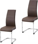 HTI-Living SallyC 2-osaline p&ouml;&ouml;rlev tool PU Brown Cantilever s&ouml;&ouml;gitoa tool Faux Leather