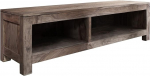 MASSIVMOEBEL24.DE Nature Grey TV Board #0123 Sheesham, v&auml;rv: Suurus: 148 x 45 x 45 cm (B x S x K x K).