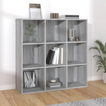 FIRBNUS Sonoma raamaturiiul hall 98 x 30 x 98 cm Raamaturiiul kitsas elutoa m&ouml;&ouml;bel Sideboard puidust industriaalne