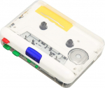 USB-kassettide MP3 muundur, kaasaskantav stereokassettide MP3 muundur, laetav, 3,5 mm pistikupesa ja v&auml;rvilised nupud s&uuml;learvutite, k&otilde;larite, CD-p&otilde;letajate jaoks