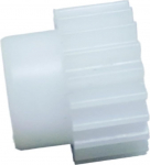 Plastist mootorratta hammasratas 1M 28T 30 mm l&auml;bim&otilde;&otilde;t 4-12 mm (12 mm puur)