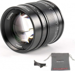 7artisans 55mm F1.4 APS-C Manual Fixed Lens for Fuji X Mount Cameras Like X-A1 X-A10 X-A2 X-A3 X-AT X-M1 XM2 X-T1 X-T10 X-T2 X-T20 X-Pro1 X-Pro2 X-E1 X-E2 X-E2s (Black)