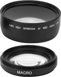 Camera Lens JSR-1151 58mm Wide Angle Macro Lens with 0.45X Wide Focal Length Large Angle for Large Scene Photography for All 58mm Diameter Camera Lens