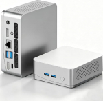 Mini PC N3200 (kuni 3,5GHz) 8GB RAM 256GB SSD Win11 WLAN5/Bluetooth/RJ45 LAN 1000M/USB*4/USB-C*2/HDMI*2, 4K@60Hz Dual Monitor v&auml;ljund, Ultra Light, Quiet, 4-6W Energy Efficient Mini PC