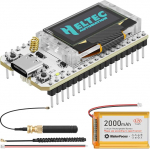ESP32 LoRa V3 arendusplaat 2000 mAh aku ja 868 MHz LoRa antenniga Integreeritud WiFi Bluetooth SX1262 Meshtastic IoT Arduino intelligentsele stseenile