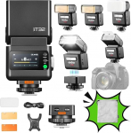 Godox iT32 TTL kaamera v&auml;lk koos X5-S juhtmevaba p&auml;&auml;stikuga Sony jaoks, 2.4GHz HSS 1/8000s v&auml;lk, reflektor ja hajuti, &uuml;hildub Sony ZV-E10 a7IV a9III a6400 a6700 a7III a7CII ZV-E10 II a6500 RX10ga