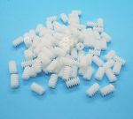 6 x 10 mm Worm Transmissioon 2A Turbiini auk 2 mm Tight (1,95 mm) v&auml;hendamine Transmissioon plastist Sprocket DIY m&auml;nguasja tarvikud 100 tk / pakett