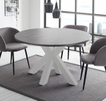 S&ouml;&ouml;gilaud valge matt keraamiline tume 110 x 78 cm Big System Round Star 110 sahtliga