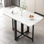 Multifunktionaler klappbarer Esstisch f&uuml;r K&uuml;che und Esszimmer, ideal f&uuml;r Kartenspiele, Balkon und Partys, einziehbarer und faltbarer quadratischer Tisch (B100 x 60 x 75 cm)