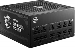 MSI MAG A850GL PCIE5 toiteallikas, 850W, 80 Plus Gold, t&auml;ielikult modulaarne, ATX 3.0, toetab PCIe 5.0 GPU-d, 120 mm FDB ventilaator d&uuml;naamiliste kuullaagritega, Full-Bridge LLC, must Flacki kaabel