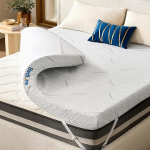 BEDLORE Matratzen Topper 180x200 cm, H3/H4 Memory Schaum Topper, 7,6 cm H&ouml;he Komfortschaum atmungsaktiv Gel Topper f&uuml;r Boxspringbett Wohnwagen Schlafsofa