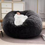 LCYFBE Bean Bag Tool Cover (ainult kate, ilma t&auml;itematerjalita), pehme kohev PV Velvet, pestav, Lazy Diivan Duvet Cover, elutuba, magamistuba, v&auml;lism&ouml;&ouml;bel (135 x 65 cm)