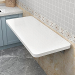 Ruumis&auml;&auml;stlik kokkupandav laud Seinale paigaldatav kokkupandav laud puidust k&ouml;&ouml;gi kontor pesuruumi kompaktne ujuv laud 70cm x 35cm stiilne valge disain