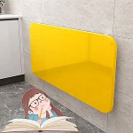 An der Wand montierter Klapptisch, Klappbarer Wandschreibtisch, Klapptisch zur Wandmontage, Waschk&uuml;chentisch zum Zusammenlegen von Kleidung f&uuml;r kleine R&auml;ume, f&uuml;r Garage und Schuppen/Heimb&uuml;ro