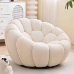 Kaasaegne laisk p&otilde;randakohver, luksuslik mull laisk diivanitool, &uuml;hekordne p&ouml;&ouml;rlev lamamistool, t&auml;iesti kujuline diivanitool, 3D mesilase kuju kumer diivan, Wohnzi jaoks Off-White