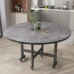 &Uuml;mmargune s&ouml;&ouml;gilaud, kokkupandav v&auml;ikestesse ruumidesse, pikendatav s&ouml;&ouml;gilaud, ruumi s&auml;&auml;stev disain, kokkupandav s&ouml;&ouml;gilaud ratastega k&ouml;&ouml;ki, magamistuppa v&otilde;i magamistuppa.