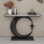 Schmaler Konsolentisch f&uuml;r den Eingangsbereich, platzsparender Sofatisch f&uuml;r den Flur in kleinen R&auml;umen, perfekt als Dekoration f&uuml;r die Eingangshalle