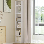 Hzuaneri BC09603X 6-tasandiline raamaturiiul, kuubikujuline riiul, kaasaegne avatud puidust riiul, hoiuriiulid ja v&auml;ljapanekuriiulid elutuppa, kodukontorisse, magamistuppa, valge v&auml;rviga