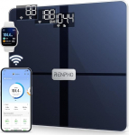Renpho WiFi Smart Scales Bluetooth Body Fat Scale, with Body Fat and Muscle Mass, Wireless Body Analysis & Monitors 13 Body Values for Your Health