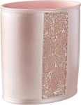 Popular Bath Blush Sinatra Polyresin Waste Basket