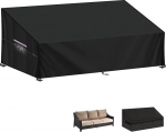 LAMUNI Aia diivanikate 3-kohaline salongisohva kaitsekate salongim&ouml;&ouml;blile Veekindel aia diivanikate 3-kohalisele aiapingile &Otilde;ues diivanikate 205 x 85 x 80/40 cm