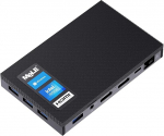 MeLE Quieter 2D ventilaatorita miniarvuti - Win11 Home, Celeron N4000, 4GB RAM, 128GB m&auml;lu, M.2 SSD tugi, Dual HDMI, Gigabit Ethernet - v&auml;ike t&ouml;&ouml;laud Linux Ubuntu IoT jaoks