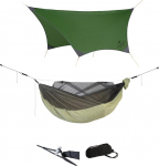 AMAZONAS &Ouml;&ouml;bimiskomplekt - Ultra Light Hammock Mosquito Traveller Tepitud + Seiklusk&ouml;is + Ilmastikukaitse Traveller Tarp