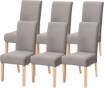 papasgix S&ouml;&ouml;gitool Kaaned Spandex High Back Slipcovers Stretch eemaldatav pestav s&ouml;&ouml;gitool katab tooli kaitsja s&ouml;&ouml;gituba Hotel Ceremony Set of 6