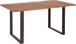riess-ambiente.de Massiivpuidust s&ouml;&ouml;gilaud Mammut 160 cm Wild Acacia Industrial Design 2.6 cm lauaplaat