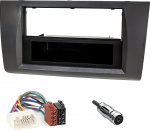 Sound-way 1 DIN / 2 DIN autoraadio esik&uuml;lje raam, ISO &uuml;henduskaabel, antenniadapter, mis &uuml;hildub Fiat, Peugeot, Citroen, Suzuki mudelitega.