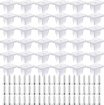 60 St&uuml;ck Lichtstreifen-Clips, LED-Streifen-Halter, wasserdichte Licht-Befestigungsclips, Silikon-Befestigungsklammern, praktische Kabel-Organizer, Haken, Neon-Befestigungsklemmen, Innenlicht-Zubeh&ouml;r