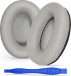Ehtne Lambskin k&otilde;rvapadi asenduspadi Sony WH-1000XM3 k&otilde;rvaklappidele, t&auml;iustatud k&otilde;rvakate XM3 jaoks, pehme nahk, m&uuml;raisolatsioonivaht (h&otilde;bedane)