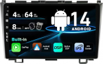 SXAUTO Android 12 IPS autoraadio Honda CRV-le (2006-2011) - Sisseehitatud Carplay/Android Car/DSP - LED-kaamera + MIC - 4G + 64G - DAB 360-CAM roolijuhtimispult - Fast Boot AHD WiFi - 2 DIN 9-tolline